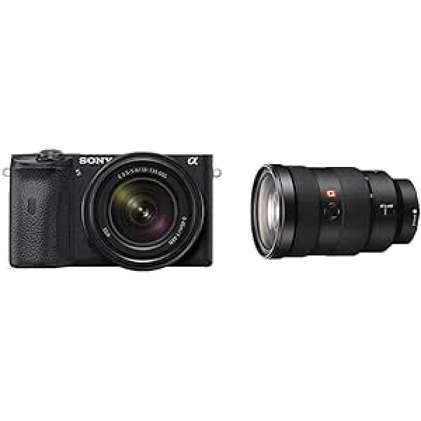 Sony Alpha 6600 | APS-C bezspoguļa kamera 18-135 mm f/3,5-5,6 tālummaiņas objektīvs un FE 24-70 mm f/2,8 GM | Pilns formāts, vidēja klase, tālummaiņas objektīvs (SEL2470GM)