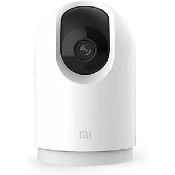 Xiaomi Mi 360 ° Home Security Camera 2K Pro WLAN novērošanas kamera (2304x1296 pikseļi, 20 FPS, 128 bitu AES šifrēšana, nakts režīms, AI personas atpazīšana, divvirzienu audio, privātais režīms, lietotne Mi Home)