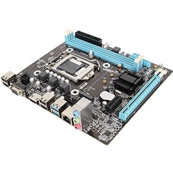 Dpofirs H81 spēļu mātesplate Intel LGA 1150 divu kanālu DDR3 datora mātesplatei ar liela ātruma M.2 interfeisa IO interfeisiem 1600MHz spēļu mātesplate