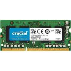 Izšķirošā RAM CT102464BF160B 8GB DDR3 1600MHz CL11 SODIMM zemsprieguma klēpjdatora piezīmjdatora atmiņa