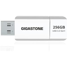 „Gigastone Z60“ 256 GB USB 3.1 „Flash“ atmintinė iki 120 MB/s, skirta muzikai / TV / vaizdo įrašams / išoriniams duomenims saugoti, USB atmintinė su rašikliu, skirta išmaniajam kompiuteriui