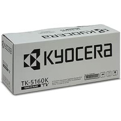 Kyocera TK-5160K toneris Schwarz. Oriģinālais toneris-Kartusche 1T02NT0NL0. Saderīgs ar ECOSYS P7040CDN