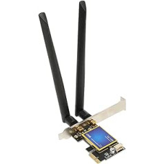 Bewinner 1200Mbps PCI E WiFi karte, 4.0 bezvadu tīkla adapteris, divjoslu WiFi tīkla kartes adapteris spēlēm, straumēšanai