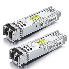 1.25G SFP 1000Base-SX, 850nm MMF, up to 550 metres, compatible with Ubiquiti UniFi UF-MM-1G, pack of 2