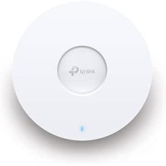 TP-Link EAP650 AX3000 Gigabit Dual-Band WiFi 6 WLAN piekļuves punkts (Omada SDN, centrālā pārvaldība, 1 gigabitu ports, bezšuvju Wi-Fi viesabonēšana, PoE/DC barošana) Balts