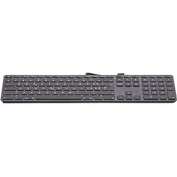 LMP USB ciparu tastatūra KB-1243 Space Grey Layout Franču