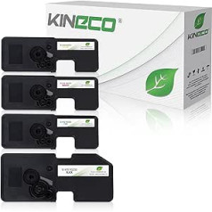 Kineco 4 toneris aizstāj Kyocera Ecosys M5521cdn M5521cdw P5021cdw multipaku TK5230