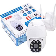 PNI IP230T 1080P bezvadu videonovērošanas kamera ar PTZ H264+ atbalstu 128GB MicroSD Night Vision Tuya lietojumprogramma P2P Android iOS iekštelpu āra rotācijas kustības trauksme