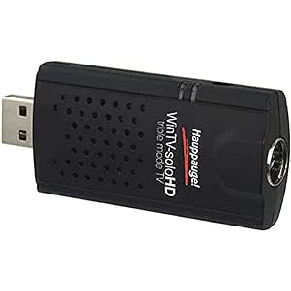 Hauppauge WinTV-soloHD 01589 - USB TV uztvērējs - digitālais Fernsehen DVB-T2 HD, DVB-C HD, DVB-T klēpjdatoram vai personālajam datoram