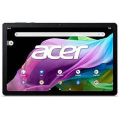 Acer Iconia P10 planšetdators 10 collu 2K (2000 x 1200, MediaTek Kompanio 500, 4 GB RAM, 128 GB, Bluetooth, USB-C, Wi-Fi, MicroSD, audio, priekšējā un aizmugurējā kamera, Android 12) pelēks + pelēks korpuss