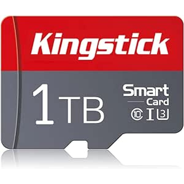 Micro SD Card 1TB TF Card 1TB Mini SD High Speed 10 Levels with Adapter for Mobile Phone/Surveillance/Camera/Tachograph