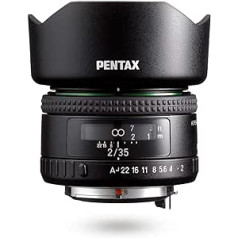 HD PENTAX-FA35mmF2 22190 Vielseitiges Weitwinkelobjektiv Die neueste HD-Beschichtung minimiert Streulicht und Geisterbilder Anti-Flecken-Beschichtung Neues Außendesign Hybride asphärische Linse