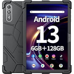 SGIN skārienekrāna planšetdators 10,51 collas 6 GB RAM 128 GB ROM Android 13 planšetdators ar IPS 1200 x 1920 FHD telefoto 5 MP + 13 MP Bluetooth 5.0 WiFi 2,4 G/5G GPS akumulators 6200 mAh