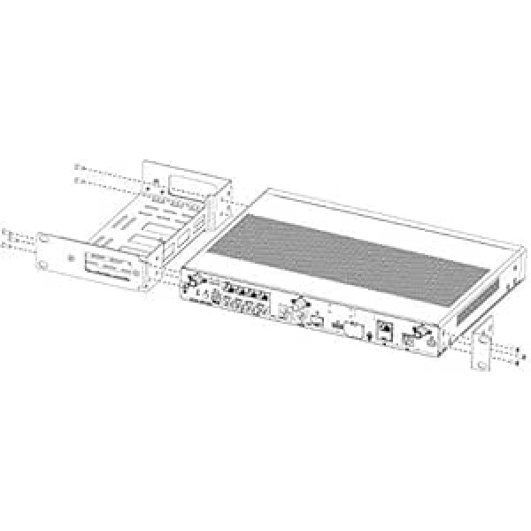 Cisco saderīgs 1RU statīva montāžas komplekts Cisco 1000. sērijas ISR maršrutētājam ACS-1100-RM-19