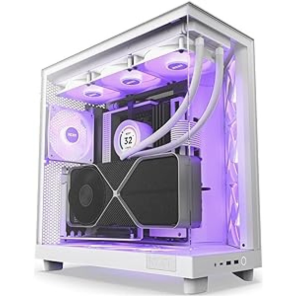 NZXT H6 Flow RGB torņa futrālis