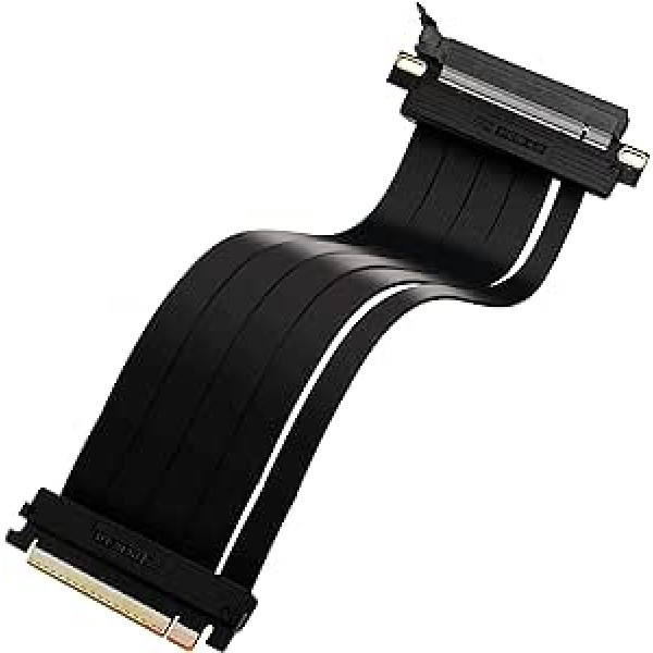 EZDIY-FAB PCIE Gen 4 16x īpaši elastīgs ātrgaitas stāvvada kabelis PCI Express 4.0 paplašināšanas kartes GPU savienotājs [11,8 collas/30 cm]