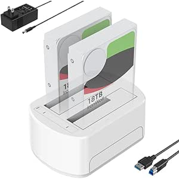 Station d'Accueil Disque Dur SATA vers USB 3.0, Pour HDDs et SSDs 2.5 and 3.5 Pouces, UASP Soutenu, K3062A