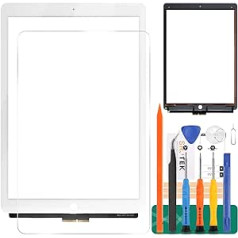 Jutiklinio ekrano skaitmeninimo keitiklis SRJTEK, skirtas iPad Pro 12.9 2015 m. 1. 1 jutiklinio ekrano pakeitimas A1652 A1584 jutiklio skydelio objektyvo rinkinys (be LCD) (baltas)