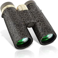 Folgtek 12 x 42 HD Binoculars, Suitable for Adults, Large Field of View with Clear, Low Night Vision, IPX7 Waterproof, Multi-Coated Field 5.6° for Outdoor, Hunting