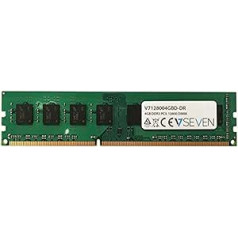 V7 V7128004GBD-DR Desktop DDR3 DIMM Arbeitsspeicher 4GB (1600MHZ, CL11, PC3-12800, 240pin, 1.5 Volt, Dual-Rank)