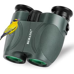 BEBANG 12 x 25 Compact Binoculars for Adults and Children, with Large Foldable Eyepiece, Binoculars for Bird Watching, Hunting, Outdoor Sports Games and Concerts