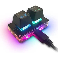 MOTOSPEED K2 OSU Hot Swap spēļu tastatūra USB vadu RGB mehāniskā tastatūra ar 2 pilnībā programmējamiem brūniem slēdžiem