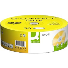 Q-Connect DVD-R tortų dėžutė 50 vnt. kf15419