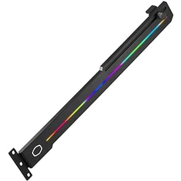 Cooler Master ELV8 GPU Mount - Anti-Sag Braket GPU with ARGB Strip Lighting, Graphics Card Mount - 305mm Universal Adjustable Mount