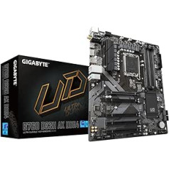 Gigabyte PagrindinÄ— plokštÄ— MB B760 S1700 MATX/B760M G X AX DDR4