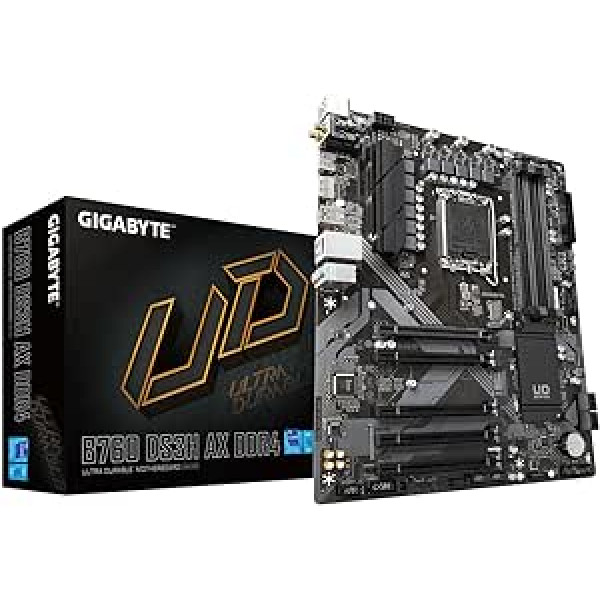 Gigabyte PagrindinÄ— plokštÄ— MB B760 S1700 MATX/B760M GX AX DDR4