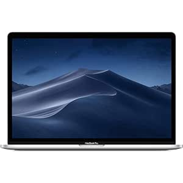 2018. gada Apple MacBook Pro ar 2,2 GHz Intel Core i7 (15 zoll, 16 GB RAM, 256 GB SSD kapazität) Silber (Generalüberholt)