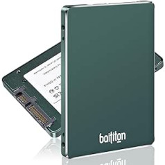 BAITITON 2TB SSD 2,5 collu SATA III iekšējais cietvielu disks, lasīšanas ātrums 550 MB/S, rakstīšanas ātrums 550 MB/S