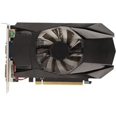 Dpofirs AMD priekš Radeon HD 7670 grafikas karte, datora grafikas karte biroja galddatoram, 1 GB 128 bitu GDDR5 grafikas karte ar PCI Express X16 2.1, HDMI, DVI, VGA