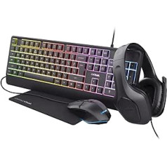 Trust Gaming GXT 792 Quadrox 4-in-1 spēļu pakotne AZERTY FR izkārtojums