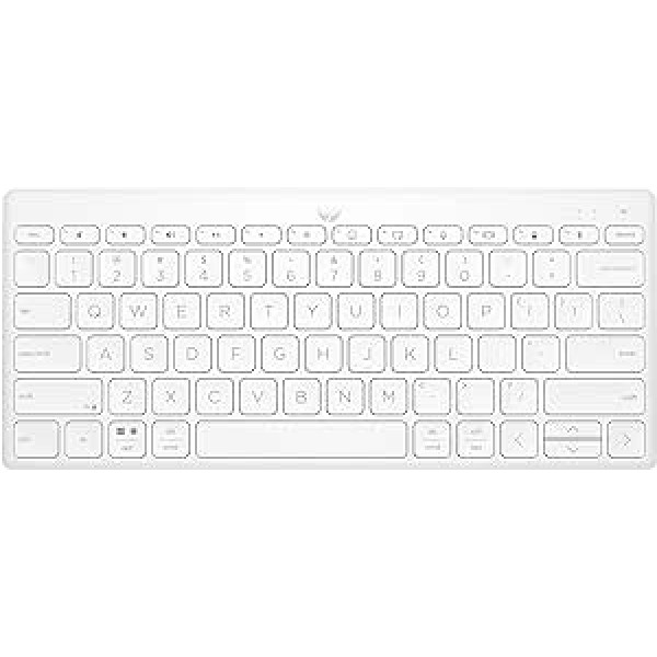 HP — 350 bezvadu Bluetooth datora tastatūra ar vairākām ierīcēm, Qwerty, itāļu izkārtojums, emocijzīmes, autonomija līdz 2 gadiem, saderīga ar Windows, Android, Chrome OS, MacOS, iPadOS