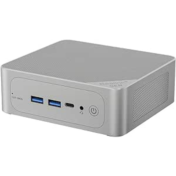 Beelink SER5-MAX Mini dators, AMD Ryzen 7 5800H, 8 kodoli, 16 pavedieni līdz 4,4 GHz, 32 GB RAM, 500 GB SSD, 4K@60 Hz līdz 3 displejiem (HDMI/DP/C tips), BT5.2, Wi -Fi6