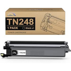 TN248 TN-248BK Toner Black 1000 puslapių, skirtų Brother TN-248BK TN-248XLBK, skirtas DCP-L3560CDW, HL-L3240CDW, MFC-L3760CDW, DCP-L3520CDW, MFC-L3520CDW, DCP-L3520CDW, DCP-L3520CDW, DCP-L3520CDW, DCP-L3520, DCP-L3520