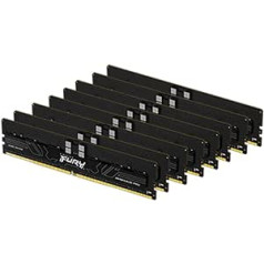 Kingston Fury Renegade Pro XMP 128GB 6400MT/s DDR5 ECC Reg CL32 DIMM (8 komplekts) Atmiņa, pārspīlēta ECC reģistrēts DIMM — KF564R32RBK8-128