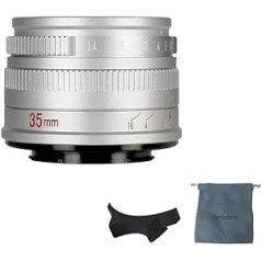 7artisans 35 mm F1.4 Mark II APS-C objektīvs ar manuālo fokusu un lielu apertūru, kas ir savietojams ar Olympus un Panasonic M4/3 Mount kamerām