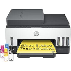 HP Smart Tank 7305 daudzfunkciju printeris (printeris, skeneris, kopētājs, ADF, Wi-Fi, LAN, AirPrint, abpusējais, iekļauta tinte līdz 3 gadu drukāšanai)