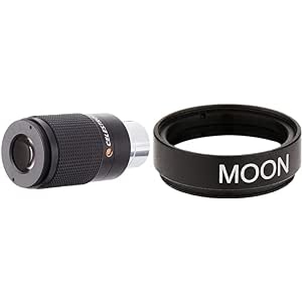 Celestron 1.25 inch 28-24 mm eyepiece zoom, 93230 & 94119-A 1.25 inch moon filter
