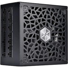 SilverStone tehnoloģija SST-HA850R-PM — HELA pilnībā modulārs PCIe 5.0 Cybenetics Platinum ATX barošanas avots ar 850 W