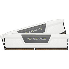 Corsair VENGEANCE DDR5 RAM 64GB (2x32GB) 6000MHz CL40 Intel XMP iCUE Compatible Computer Memory - White (CMK64GX5M2B6000C40W)