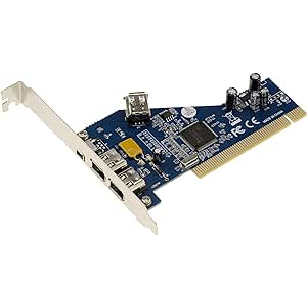 Kalea Informatique PCI uz FireWire 400 IEEE1394a kontrollera karte 3 porti ar mikroshēmojumu TI TSB43AB23