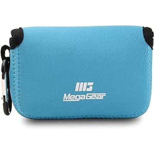 MegaGear Panasonic Lumix DMC-LX10 Ultralight Neoprene Camera Case with Carabiner Hook Blue