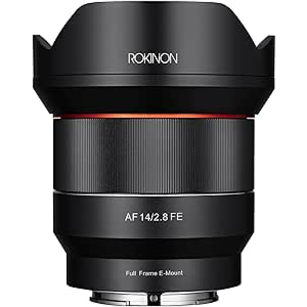 Rokinon 14 mm F2.8 Vollformat-Autofokus-Objektiv für Sony E-Mount, Schwarz (IO14AF-E)