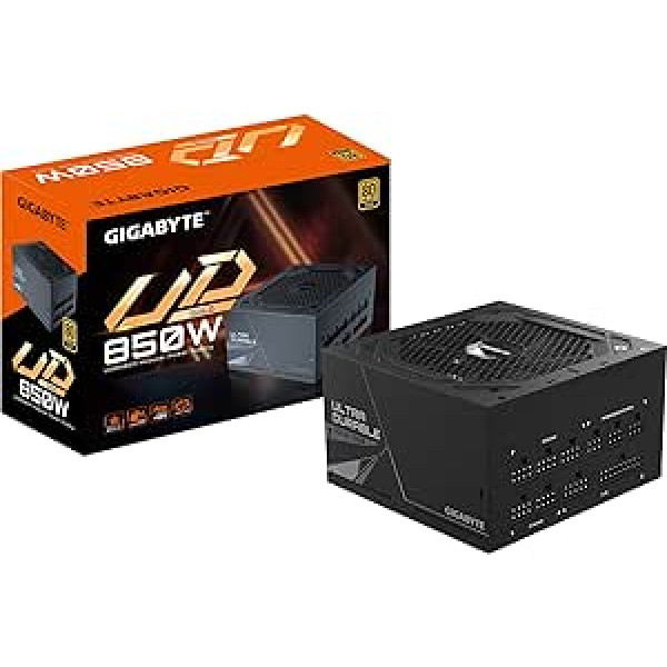 Gigabyte UD850GM 850W 80 PLUS Gold pilnībā modulāra ATX barošanas bloks