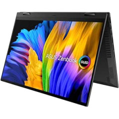 ASUS Zenbook 14 Flip OLED Convertible klēpjdators | 14 collu WQXGA+ 16:10 OLED displejs | AMD Ryzen 9 5900HX | 16 GB RAM | 512 GB SSD | AMD Radeon | Windows 11 | QWERTZ tastatūra | Jade Black | Skārienekrāns