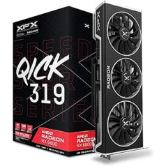 XFX Speedster QICK319 AMD Radeon RX 6800 Core spēļu grafikas karte ar 16 GB GDDR6 HDMI 3XDP AMD RDNA 2