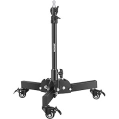 NEEWER High Performance Light Stand with Wheels, Foldable Tripod with a Maximum Height of 2.4 Feet for Low Angle/Table Photography Light Stand for Softbox, Monolight and Other Photo Equipment